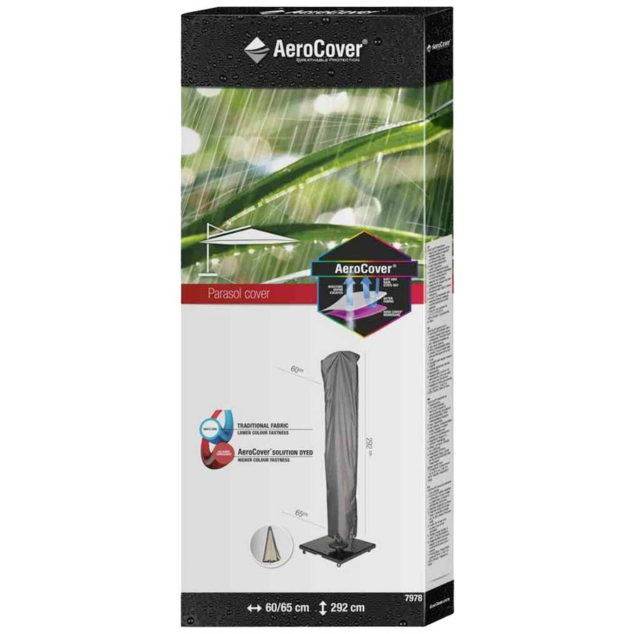 Aero Cover Schutzhülle Abdeckung Ampelschirm Atmungsaktiv 292x60/65 Cm 3x4 M B-Ware - 8717591770046