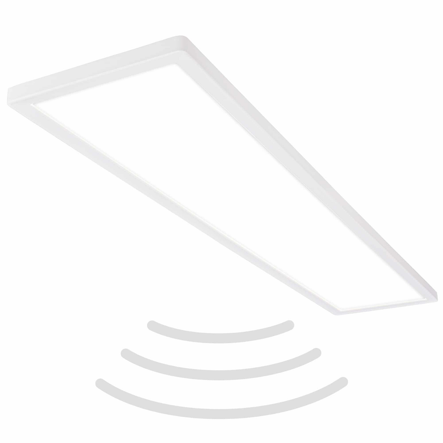 Briloner Led Panel Leuchte Sensor Deckenlampe 98x20cm Ip44 4000 K Kunststoff Weiß B-Ware - 10041865
