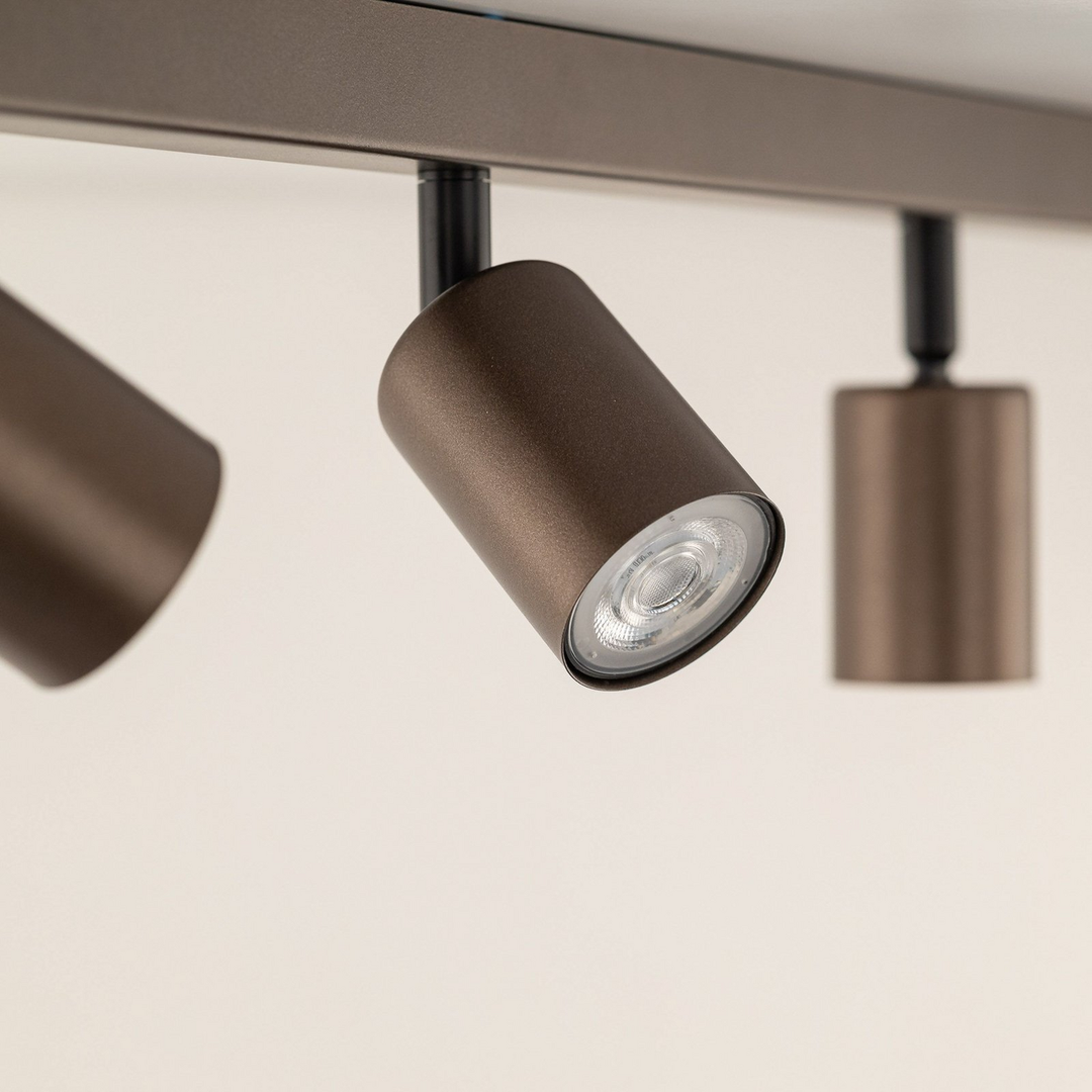 Deckenspot Top Justierbar Braun Sechsflammig Linear Deckenlampe Lampe Leuchte B-Ware - 5901780561833