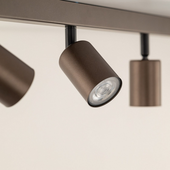 Deckenspot Top Justierbar Braun Sechsflammig Linear Deckenlampe Lampe Leuchte B-Ware - 5901780561833