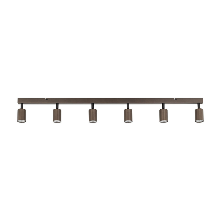 Deckenspot Top Justierbar Braun Sechsflammig Linear Deckenlampe Lampe Leuchte B-Ware - 5901780561833