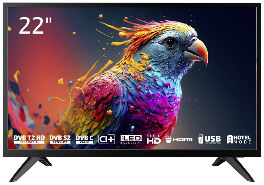 Dyon Enter 22 Pro X2 55 Cm (22 Inch) Full Hd Tv Fernseher Siehe Text/Foto B-Ware - 4260552544261