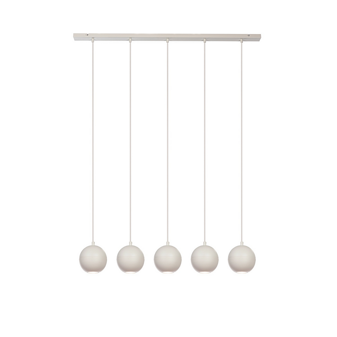 Helam Midway Hängeleuchte Pendelleuchte Lampe 5 Flammig Länglich Sandfarben Spot B-Ware - 5902349236513