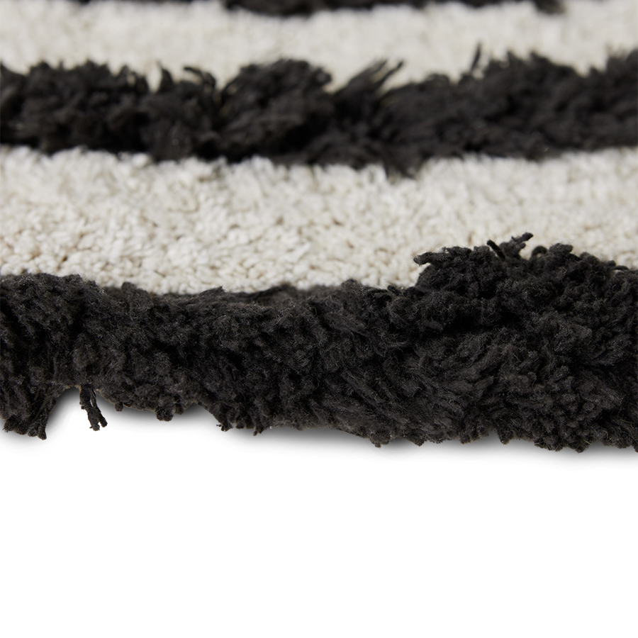 H Kliving Runde Badezimmermatte Badteppich Badmatte Bad Matte ø 120 Cm Monochrome B-Ware - 8718921057547