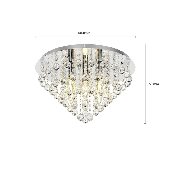 Lindby Deckenlampe Annica Wohnzimmerleuchte Kronleuchter Designerleuchte E14 B-Ware - 8502193071720