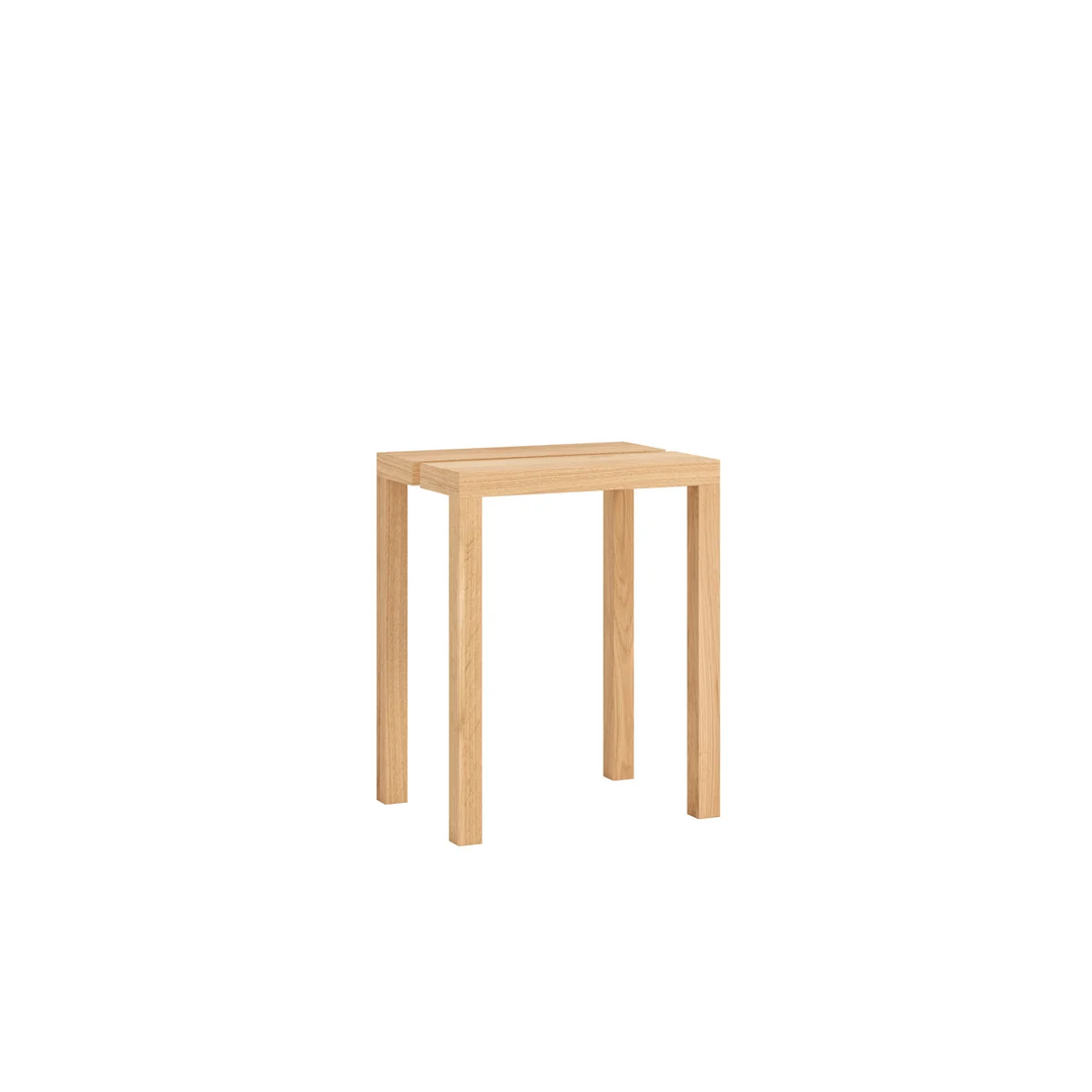 Moebe Peg Hocker Sitzmöbel Holzstuhl Eiche Geölt H 44 Cm Möbel Sitz Stuhl B-Ware - 5713520017834