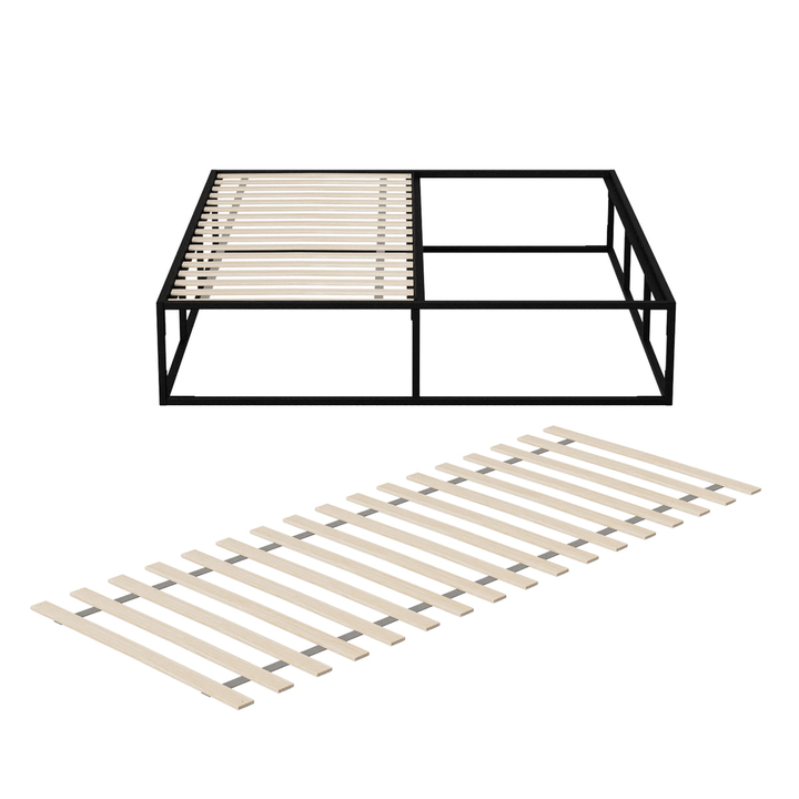 Nichba Design Lattenrost Bettgestell Bettrahmen 80x200 Cm Schwarz Zubehör Ersatz B-Ware - 5713539001046