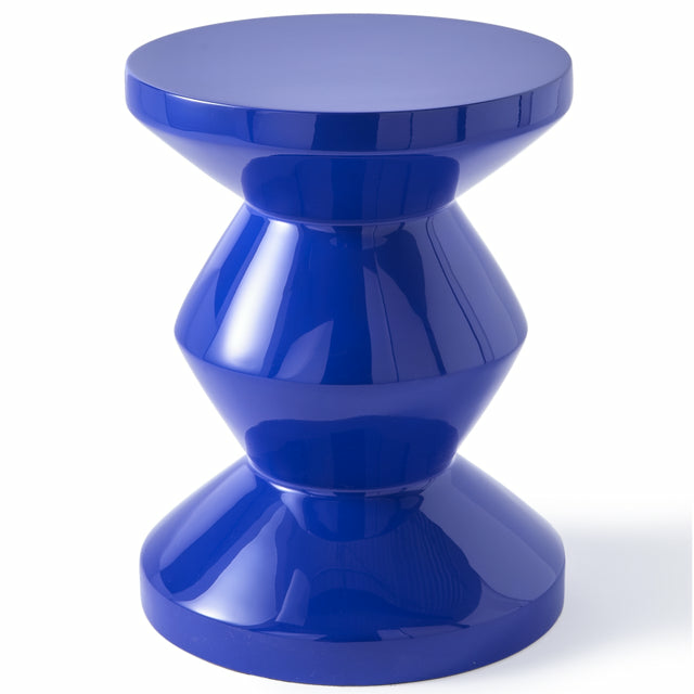 Pols Potten Zig Zag Hocker Dunkelblau Lackiert Sitzhocker Sitz Siehe Text/Foto B-Ware - 8718142064386