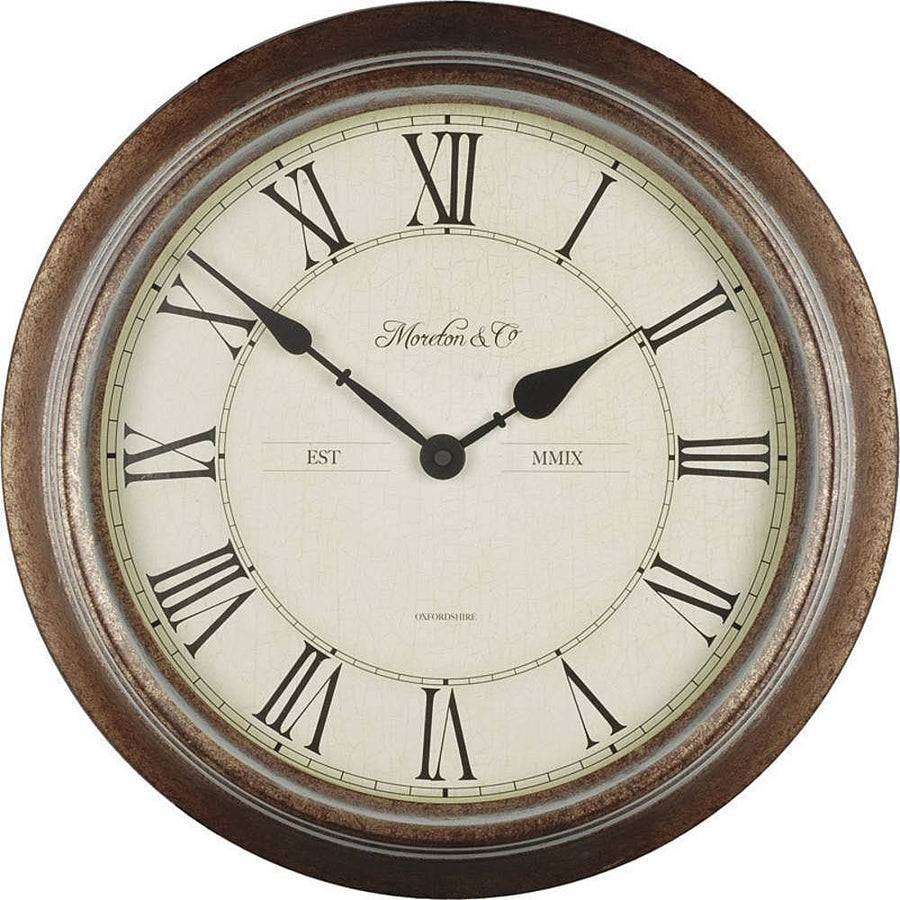 Techno Line Wt 7006 Quarz Wanduhr 36 X 7cm Holz Badezimmer  Feuchtraum Geeignet B-Ware - 4029665070063