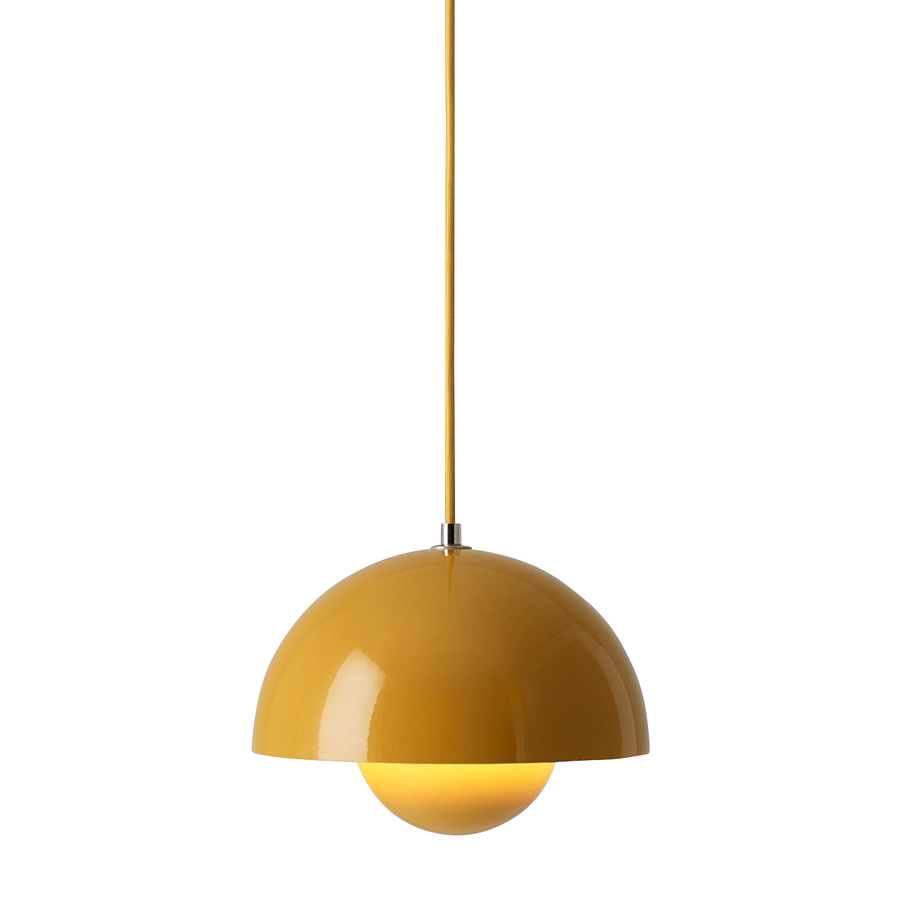 &Tradition Flower Pot Vp1 Pendelleuchte Hängeleuchte Deckenlampe E27 Senfgelb B-Ware - 5705385007228